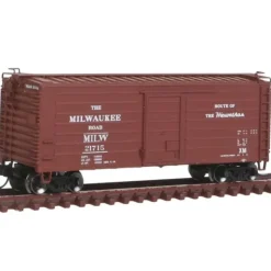 Fox Valley Models 90223 N Milwaukee RTR Short-Rib 40' Rib-Side Boxcar #21715 - Your Source for Gaming Essentials