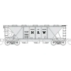 Fox Valley Models 90516 N Norfolk & Western RTR H30 3-Bay Covered Hopper #70210 - Your Source for Gaming Essentials
