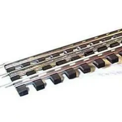 Gargraves WT-202-24 O 3 Rail Regular Stainless 24.8" Wood Tie Sectional Track - Your Source for Gaming Essentials