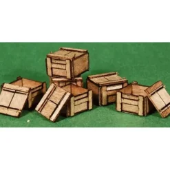 GCLaser 91014 Wood Crates - Kit #4 pkg (6) - Your Source for Gaming Essentials