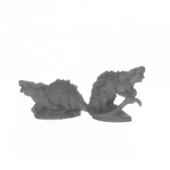 Tabletop Miniatures>Giant Tomb Rats (2) #04089 Dark Heaven Legends Unpainted Metal Figures - Your Source for Gaming Essentials