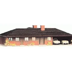 Heljan 218 Ranch House with Attached Garage Building Kit - Your Source for Gaming Essentials
