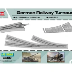 Hobby Boss Models 82909 1:72 German Railway Turnout Plastic Model Kit - Your Source for Gaming Essentials