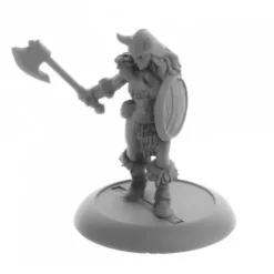 Tabletop Miniatures>Human Barbarian, Jana Frostwind #04083 Dark Heaven Legends Unpainted Metal Mini - Your Source for Gaming Essentials