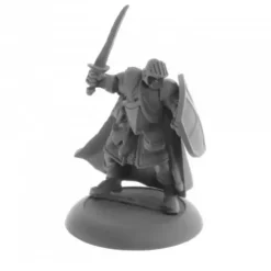 Tabletop Miniatures>Human Fighter Veteran, Baran #04060 Dark Heaven Legends Unpainted Metal Figure - Your Source for Gaming Essentials