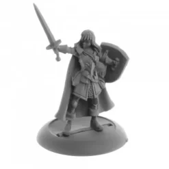 Tabletop Miniatures>Human Paladin, Caerindra #04070 Dark Heaven Legends Unpainted Metal Figure - Your Source for Gaming Essentials