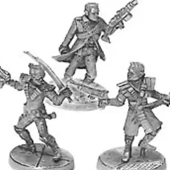 Tabletop Miniatures>Human Street Samurai (3) #20-502 Shadowrun RPG Metal Ral Partha Figure - Your Source for Gaming Essentials