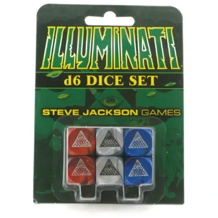 Dice>Illuminati Pearlized D6 Dice Set - 6 Pieces - Your Source for Gaming Essentials