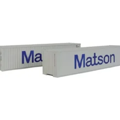 InterMountain 30263 Matson 40' Corrugated Container (Pack of 2) - Your Source for Gaming Essentials