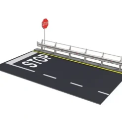 Italeri 3864 1:24 Guard Rail & Road Section Display - Your Source for Gaming Essentials