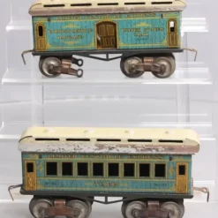 Ives 60 & 61 Vintage O Tinplate US Mail Baggage Car & 'Yale' Passenger Cars - Your Source for Gaming Essentials
