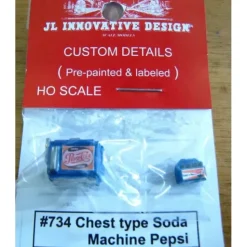 JL Innovative Design 734 Custom Chest Type Soda Machine W/Case Pepsi - Your Source for Gaming Essentials