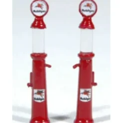 JL Innovative Design 935 HO Mobil Custom Gravity Feed Gas Pumps (Pack of 2) - Your Source for Gaming Essentials