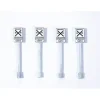 JL Innovative Design 854 HO Private Railroad Crossing Sign Set (Pack of 4) - Your Source for Gaming Essentials