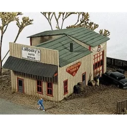 JL Innovative Design 140 N LaBoskys Auto Repair Shop Wooden Kit - Your Source for Gaming Essentials