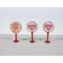 JL Innovative Design 361-469 Vintage Gas Station Curb Signs Conoco pkg(3) - Your Source for Gaming Essentials