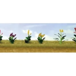 JTT Scenery Products 95563 HO 5/8" Assorted Flower Plants Set #4 (Pack of 10) - Your Source for Gaming Essentials