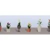 JTT Scenery Products 95571 HO Flower Plants Potted Assortment Set #4 (Pack of 6) - Your Source for Gaming Essentials