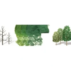 JTT Scenery Products 92024 HO 2.5"-4" Professional Sycamore Trees (Pack of 10) - Your Source for Gaming Essentials