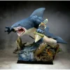 Tabletop Miniatures>Karnedge Gorefathom Karkarion Boss 03625 Unpainted Resin Plastic - Your Source for Gaming Essentials