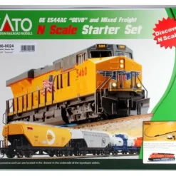 Kato 106-0024 BNSF Wedge GE ES44AC GEVO N Gauge Diesel Freight Train Set - Your Source for Gaming Essentials