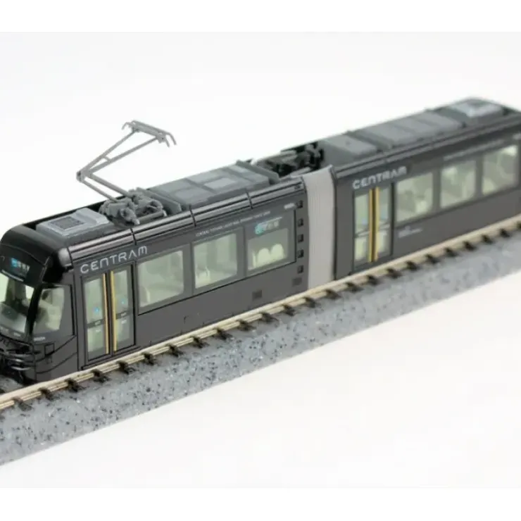 Kato 14-8023 Kato 14-802-3 Black Centram Articulated Light Rail Set # 9003 - Your Source for Gaming Essentials