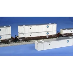 Kato 106-6164 N BNSF Maxi-IV 53' Stack Car #253791 w/BNSF Containers - Your Source for Gaming Essentials