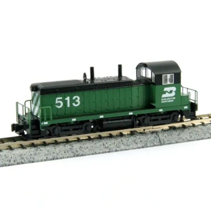 Kato 176-4370-1 N Burlington Northern NW2 Diesel Switcher #513 w/KOBO TCS DCC - Your Source for Gaming Essentials