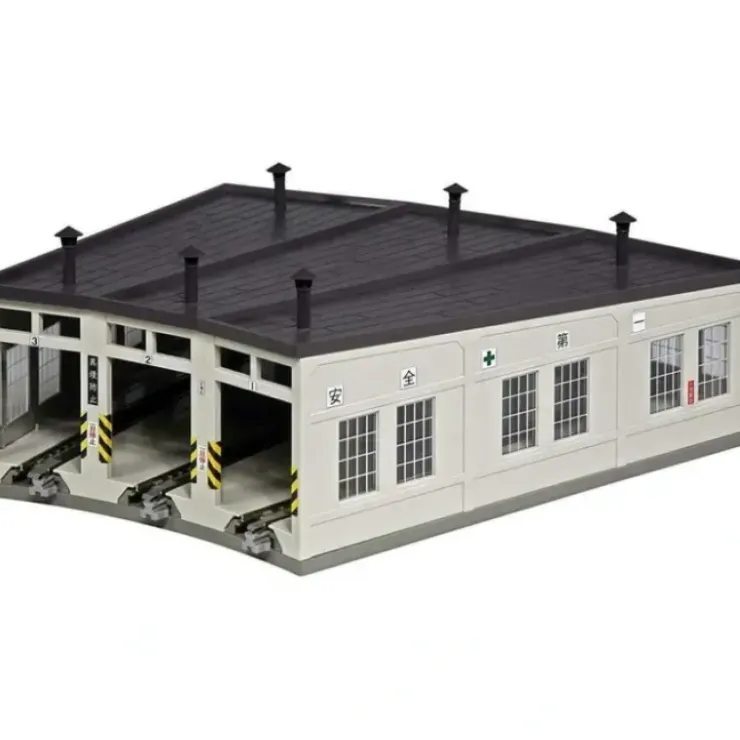 Kato 23-240 N Kato Electric Turntable 3-Stall Concrete Roundhouse - Your Source for Gaming Essentials
