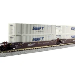Kato 106-6167 N MAXI-IV 53' Stack Car 3pk BNSF #254000 w/Swift Containe - Your Source for Gaming Essentials