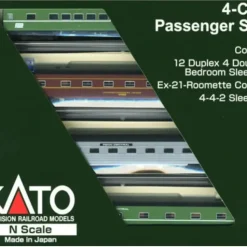 Kato 106-3521 N Penn Central 4-Car Passenger Set - Your Source for Gaming Essentials