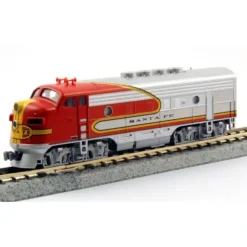 Kato 176-1121 N Santa Fe F3A Late Warbonnet Diesel Locomotive #21 - Your Source for Gaming Essentials