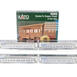 Kato 106-6004 N Santa Fe Super Chief Passenger Cars (Set of 4) - Your Source for Gaming Essentials