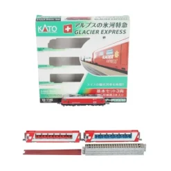 Kato 10-1145 N Scale Glacier Express 3-Car Set - Your Source for Gaming Essentials