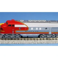 Kato 176-2124 N Scale Santa Fe/Warbonnet F-7A Diesel Locomotive #37 - Your Source for Gaming Essentials