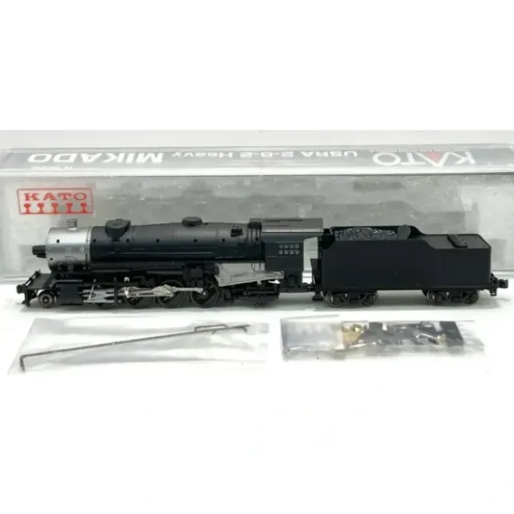 Kato 126-0200 N Scale Undecorated 2-8-2 Heavy Mikado Steam Locomotive & Tender - Your Source for Gaming Essentials