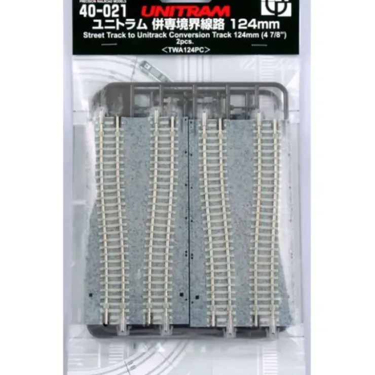 Kato 40-021 N 4-7/8" Street Track to UniTrack Conversion Track (Pack of 2) - Your Source for Gaming Essentials