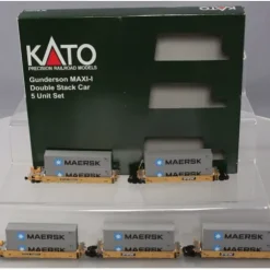 Kato 106-6143 N TTX Gunderson MAXI-I Double Stack Car #750977 - Your Source for Gaming Essentials