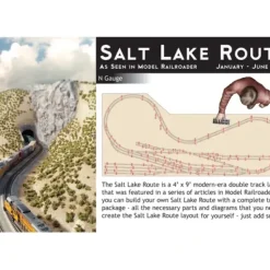 Kato 20-2010 Salt Route 4' x 9' Modern Era Double Track N Scale Layout Pack - Your Source for Gaming Essentials