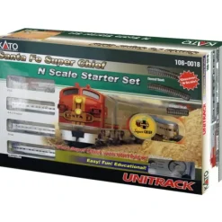 Kato 106-0018 Santa Fe Super Chief N Gauge Diesel Starter Train Set - Your Source for Gaming Essentials