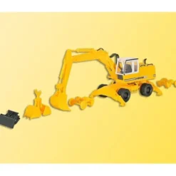 Kibri 11264 HO Liebherr Mobile Excavator A922 Plastic Model Kit with Attachments - Your Source for Gaming Essentials