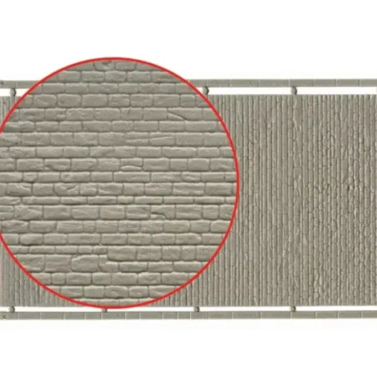 Kibri 405-37968 Wall Section Dressed Stone - Your Source for Gaming Essentials