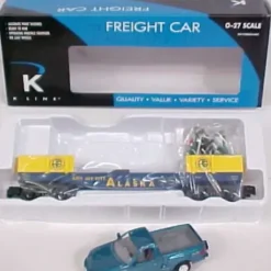 K-Line K661-1011 Alaska Flatcar with Pickup - Your Source for Gaming Essentials