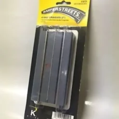 K-Line K-0812A O SuperStreets 5" Half Straight Track Sections (Pack of 4) - Your Source for Gaming Essentials