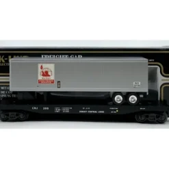 K-Line K691-1231 O Gauge Central New Jersey Flatcar w/Trailer LN/Box - Your Source for Gaming Essentials