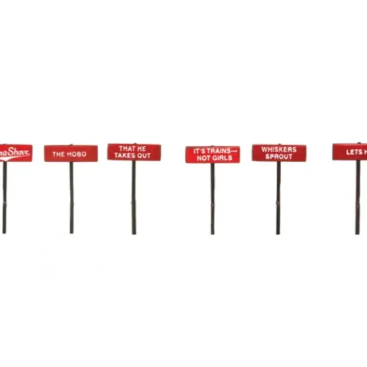 Labelle Industries 430-7655 Burma Shave Signs Set #5 (Pack of 6) - Your Source for Gaming Essentials