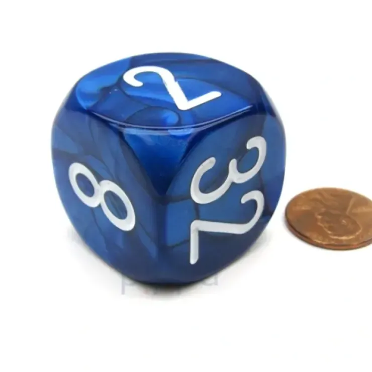 Dice>Large Backgammon 30mm Doubling Cube Dice - Blue - Your Source for Gaming Essentials