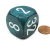 Dice>Large Backgammon 30mm Doubling Cube Dice - Green - Your Source for Gaming Essentials