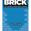 Cards>Legion Brick Sleeves with Box - Electric Blue (100) - Your Source for Gaming Essentials