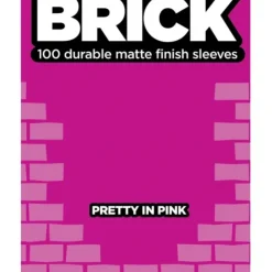Cards>Legion Brick Sleeves with Box - Pretty in Pink (100) - Your Source for Gaming Essentials